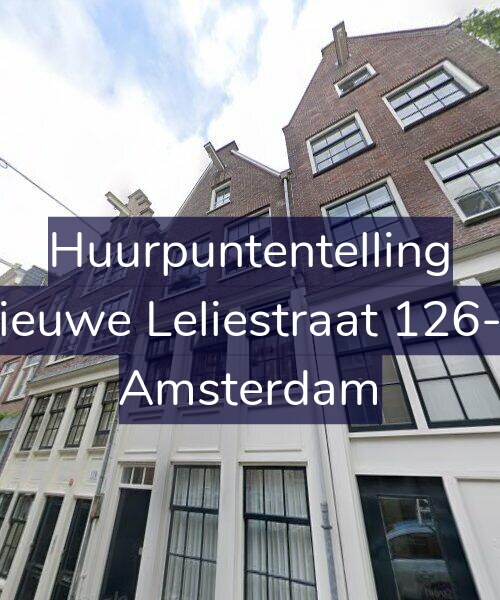 Foto gevel Huurpuntentelling voor Nieuwe Leliestraat 126-D, Amsterdam