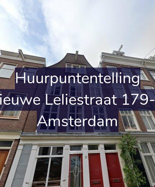 Foto gevel Huurpuntentelling voor Nieuwe Leliestraat 179-H, Amsterdam