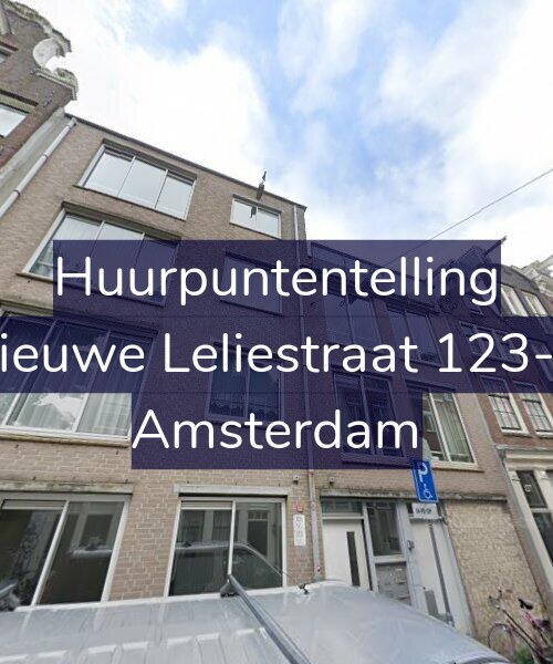 Foto gevel Huurpuntentelling voor Nieuwe Leliestraat 123-A, Amsterdam