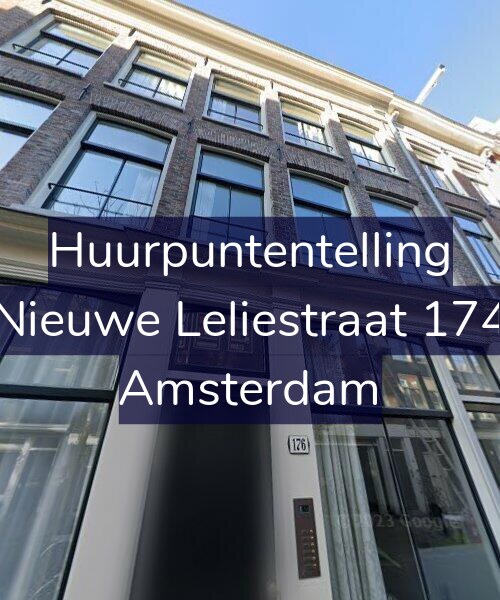 Foto gevel Huurpuntentelling voor Nieuwe Leliestraat 174, Amsterdam