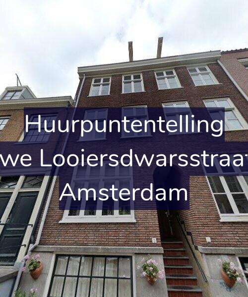 Foto gevel Huurpuntentelling voor Nieuwe Looiersdwarsstraat 5-1, Amsterdam