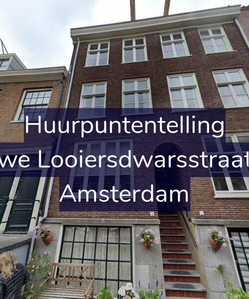 Foto gevel Huurpuntentelling voor Nieuwe Looiersdwarsstraat 5-H, Amsterdam