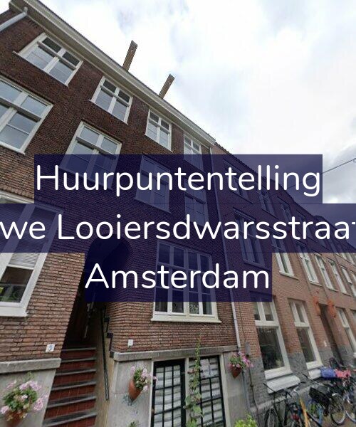 Foto gevel Huurpuntentelling voor Nieuwe Looiersdwarsstraat 7-1, Amsterdam