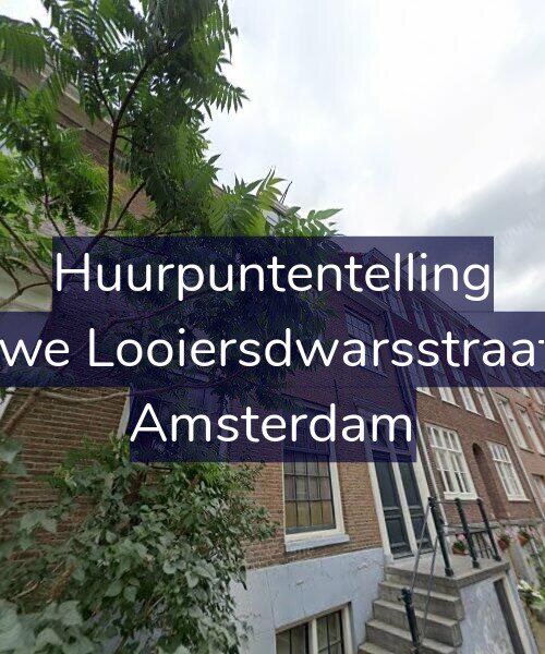 Foto gevel Huurpuntentelling voor Nieuwe Looiersdwarsstraat 3-1, Amsterdam