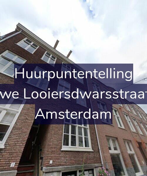Foto gevel Huurpuntentelling voor Nieuwe Looiersdwarsstraat 7-2, Amsterdam