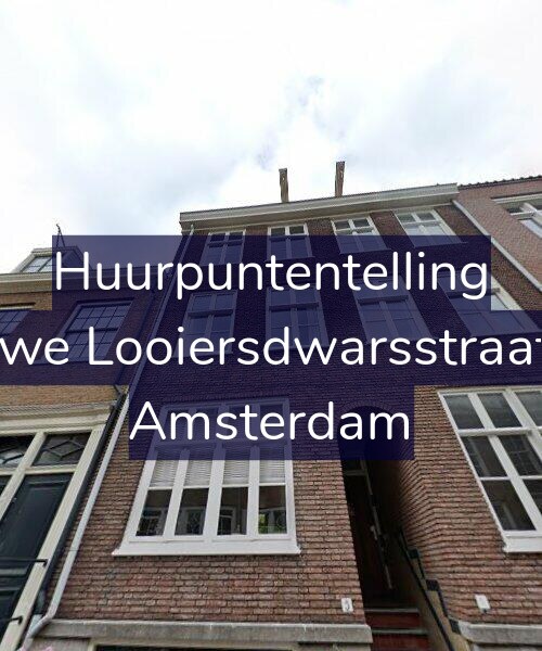 Foto gevel Huurpuntentelling voor Nieuwe Looiersdwarsstraat 5-2, Amsterdam