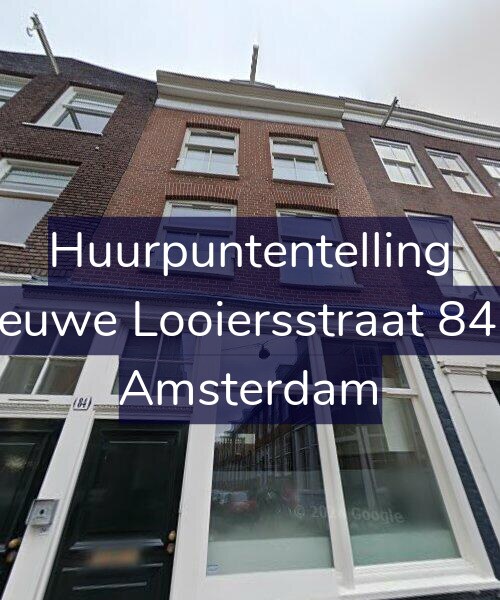 Foto gevel Huurpuntentelling voor Nieuwe Looiersstraat 84-B, Amsterdam