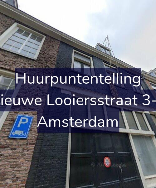 Foto gevel Huurpuntentelling voor Nieuwe Looiersstraat 3-1, Amsterdam