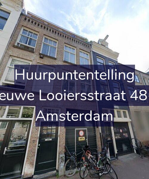 Foto gevel Huurpuntentelling voor Nieuwe Looiersstraat 48-H, Amsterdam