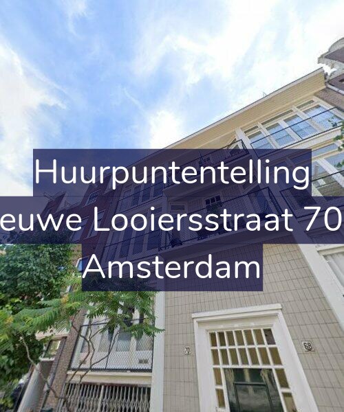 Foto gevel Huurpuntentelling voor Nieuwe Looiersstraat 70-2, Amsterdam