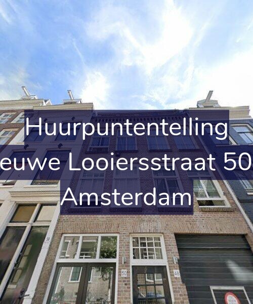 Foto gevel Huurpuntentelling voor Nieuwe Looiersstraat 50-3, Amsterdam