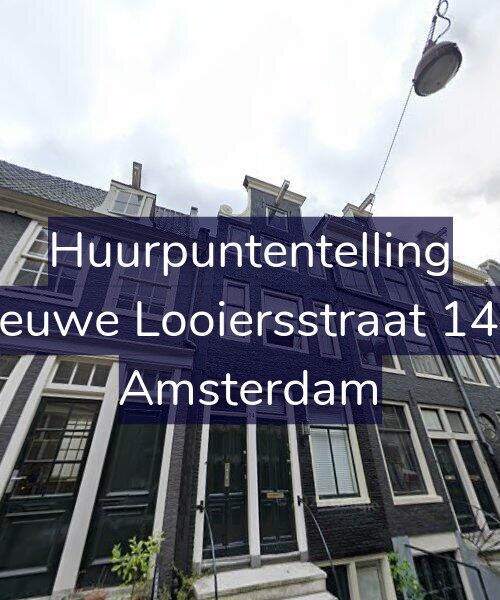Foto gevel Huurpuntentelling voor Nieuwe Looiersstraat 14-1, Amsterdam