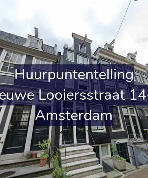 Foto gevel Huurpuntentelling voor Nieuwe Looiersstraat 14-H, Amsterdam