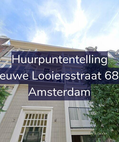 Foto gevel Huurpuntentelling voor Nieuwe Looiersstraat 68-3, Amsterdam
