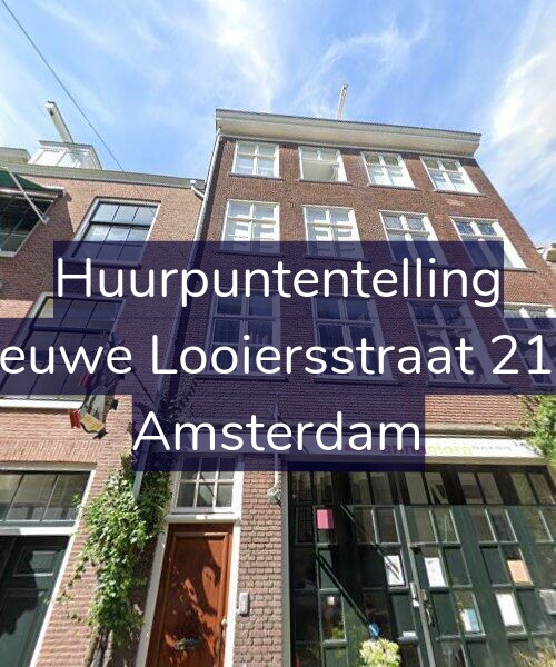 Foto gevel Huurpuntentelling voor Nieuwe Looiersstraat 21-1, Amsterdam