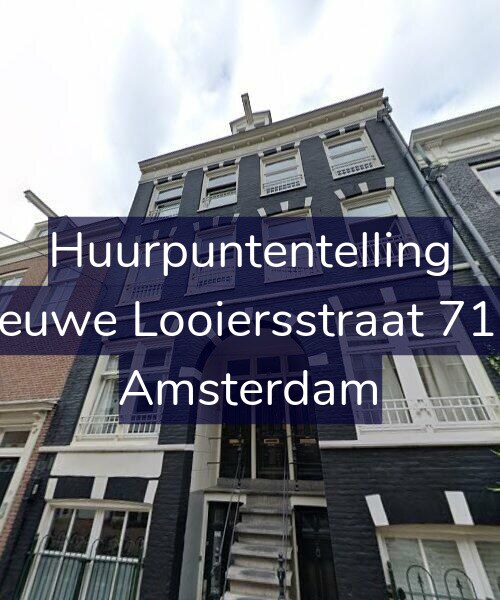 Foto gevel Huurpuntentelling voor Nieuwe Looiersstraat 71-C, Amsterdam