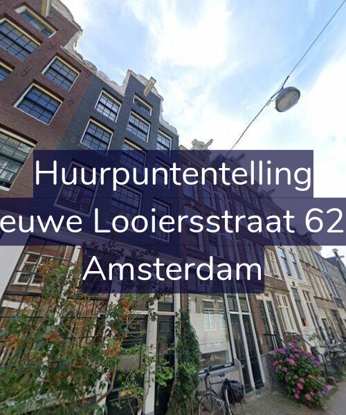 Foto gevel Huurpuntentelling voor Nieuwe Looiersstraat 62-1, Amsterdam