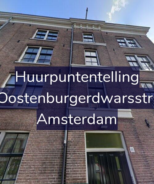 Foto gevel Huurpuntentelling voor Nieuwe Oostenburgerdwarsstraat 11-B, Amsterdam