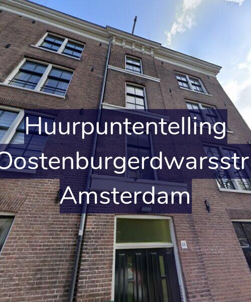 Foto gevel Huurpuntentelling voor Nieuwe Oostenburgerdwarsstraat 11-C, Amsterdam