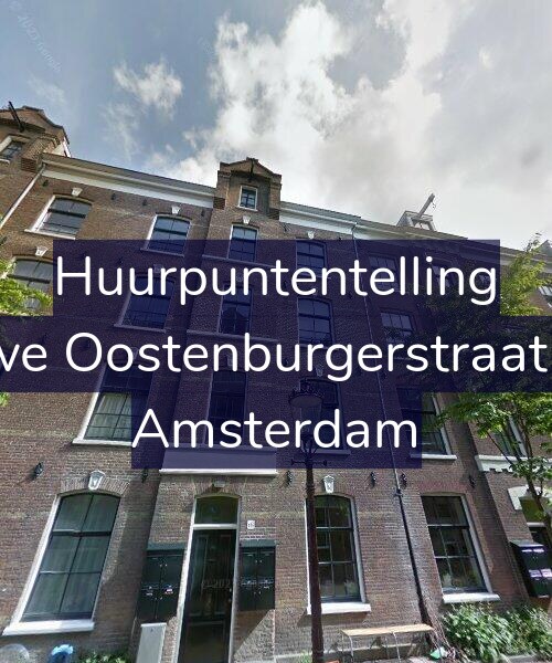 Foto gevel Huurpuntentelling voor Nieuwe Oostenburgerstraat 18-A, Amsterdam