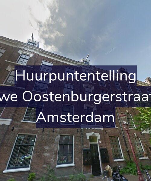 Foto gevel Huurpuntentelling voor Nieuwe Oostenburgerstraat 7-A, Amsterdam