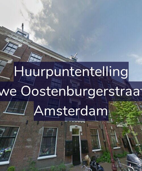 Foto gevel Huurpuntentelling voor Nieuwe Oostenburgerstraat 7-D, Amsterdam