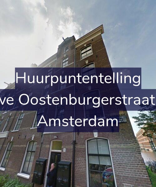 Foto gevel Huurpuntentelling voor Nieuwe Oostenburgerstraat 19-C, Amsterdam
