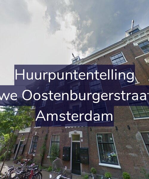 Foto gevel Huurpuntentelling voor Nieuwe Oostenburgerstraat 5-A, Amsterdam
