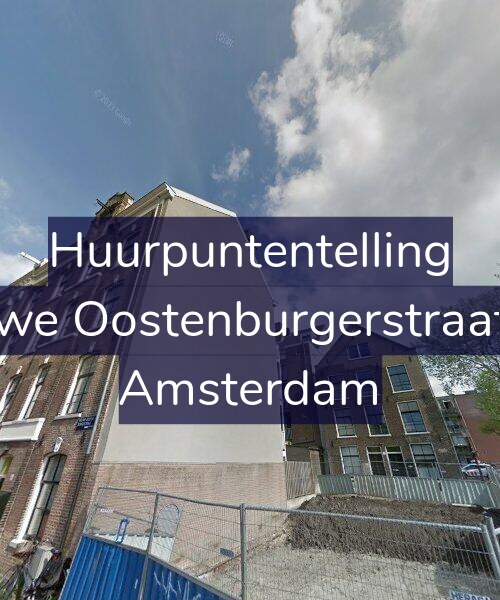 Foto gevel Huurpuntentelling voor Nieuwe Oostenburgerstraat 2-D, Amsterdam