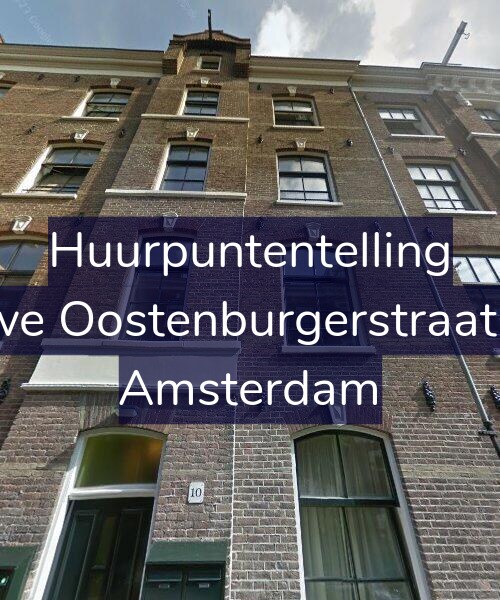 Foto gevel Huurpuntentelling voor Nieuwe Oostenburgerstraat 10-B, Amsterdam
