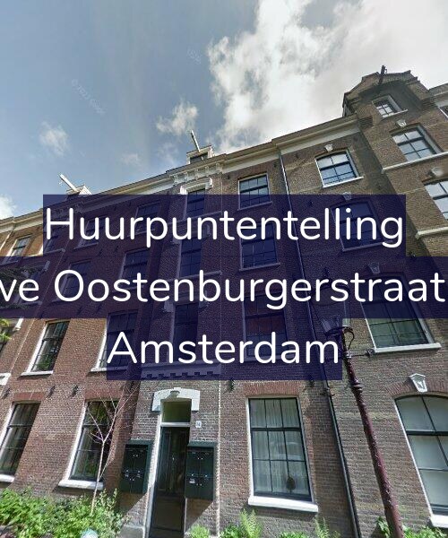 Foto gevel Huurpuntentelling voor Nieuwe Oostenburgerstraat 14-C, Amsterdam