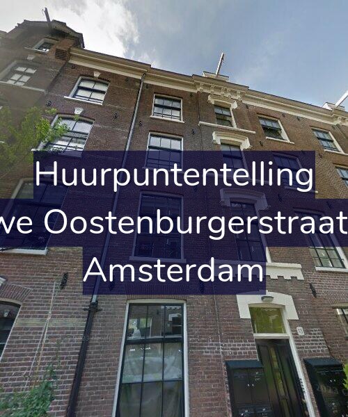 Foto gevel Huurpuntentelling voor Nieuwe Oostenburgerstraat 13-E, Amsterdam