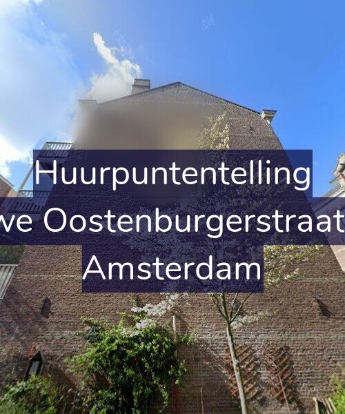 Foto gevel Huurpuntentelling voor Nieuwe Oostenburgerstraat 20-E, Amsterdam