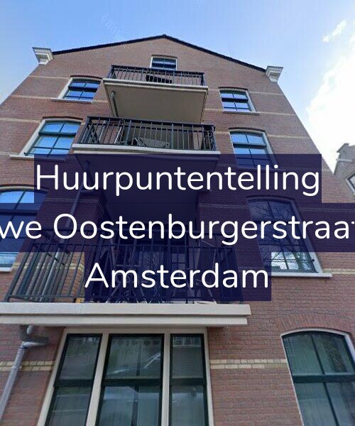 Foto gevel Huurpuntentelling voor Nieuwe Oostenburgerstraat 2-C, Amsterdam