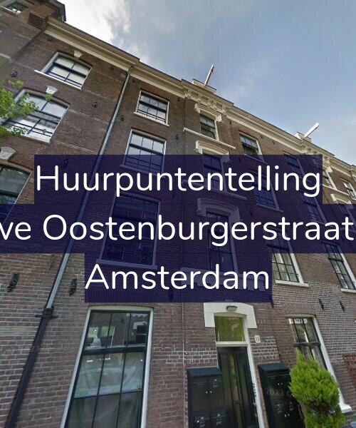 Foto gevel Huurpuntentelling voor Nieuwe Oostenburgerstraat 13-B, Amsterdam