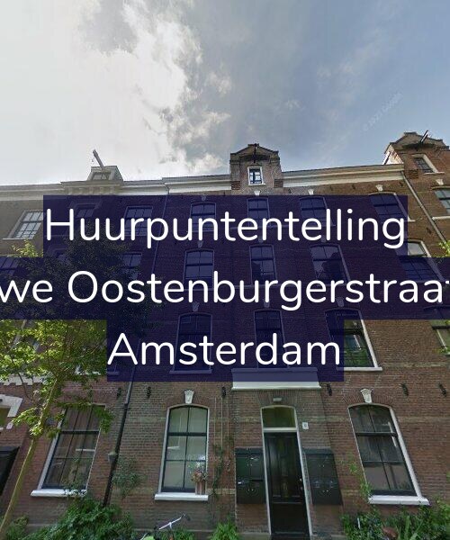 Foto gevel Huurpuntentelling voor Nieuwe Oostenburgerstraat 9-C, Amsterdam