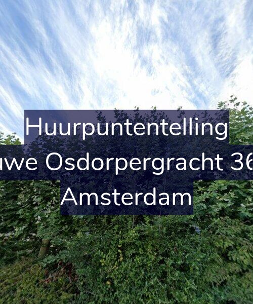Foto gevel Huurpuntentelling voor Nieuwe Osdorpergracht 366-K, Amsterdam