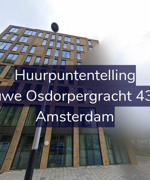 Foto gevel Huurpuntentelling voor Nieuwe Osdorpergracht 436-C, Amsterdam
