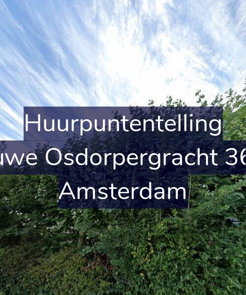 Foto gevel Huurpuntentelling voor Nieuwe Osdorpergracht 366-L, Amsterdam