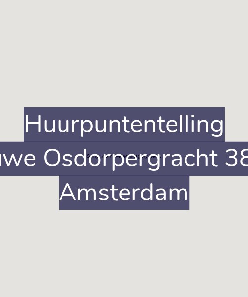 Foto gevel Huurpuntentelling voor Nieuwe Osdorpergracht 386-C, Amsterdam