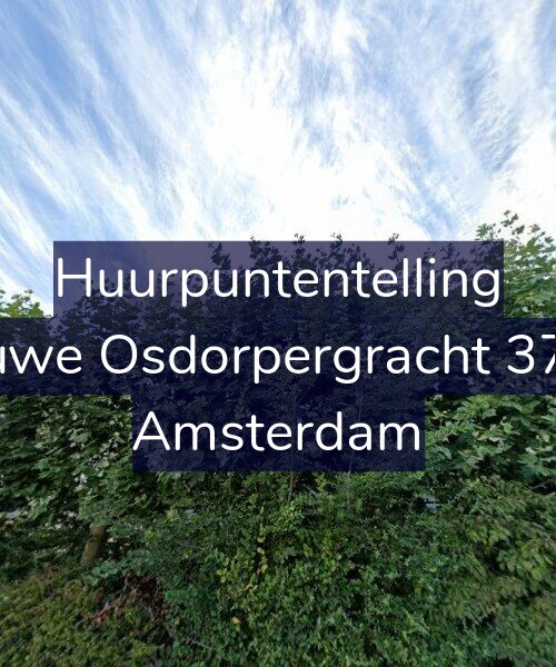 Foto gevel Huurpuntentelling voor Nieuwe Osdorpergracht 372-K, Amsterdam