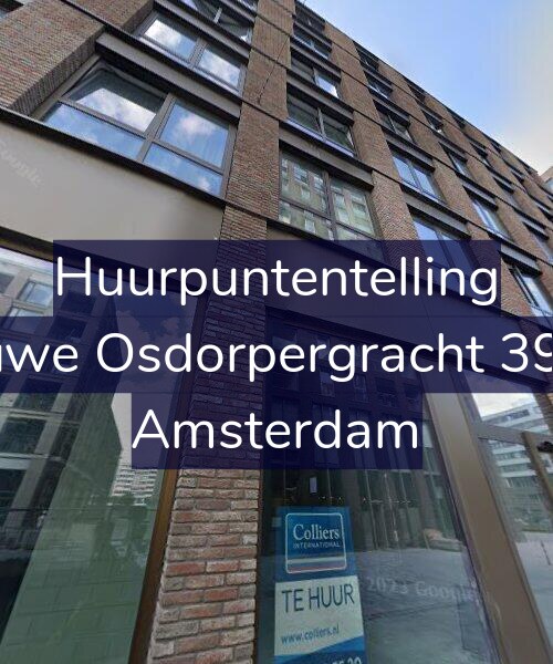 Foto gevel Huurpuntentelling voor Nieuwe Osdorpergracht 390-D, Amsterdam
