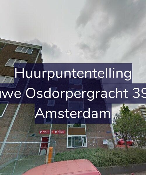 Foto gevel Huurpuntentelling voor Nieuwe Osdorpergracht 390-R, Amsterdam