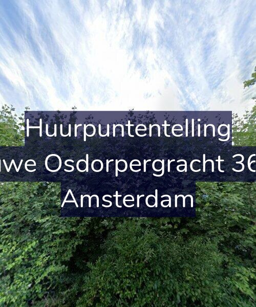 Foto gevel Huurpuntentelling voor Nieuwe Osdorpergracht 366-G, Amsterdam