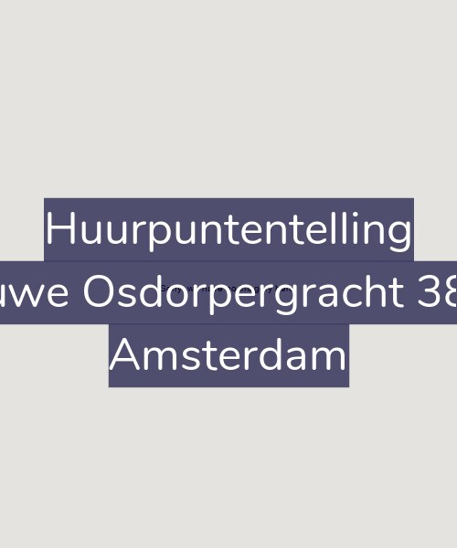 Foto gevel Huurpuntentelling voor Nieuwe Osdorpergracht 382-F, Amsterdam