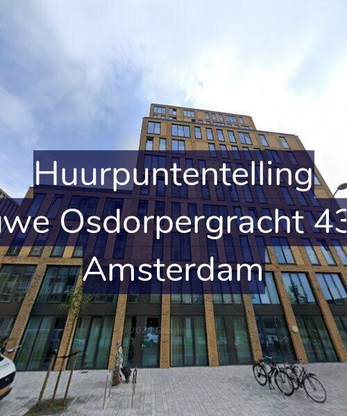Foto gevel Huurpuntentelling voor Nieuwe Osdorpergracht 432-A, Amsterdam
