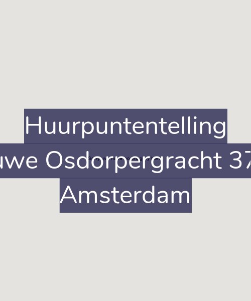 Foto gevel Huurpuntentelling voor Nieuwe Osdorpergracht 378-E, Amsterdam