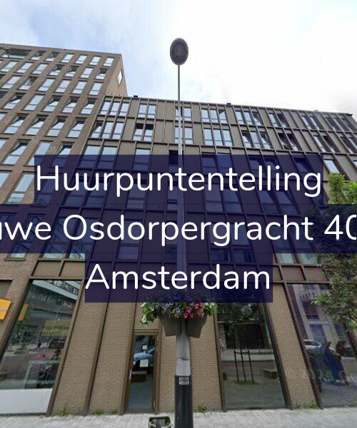 Foto gevel Huurpuntentelling voor Nieuwe Osdorpergracht 406-B, Amsterdam