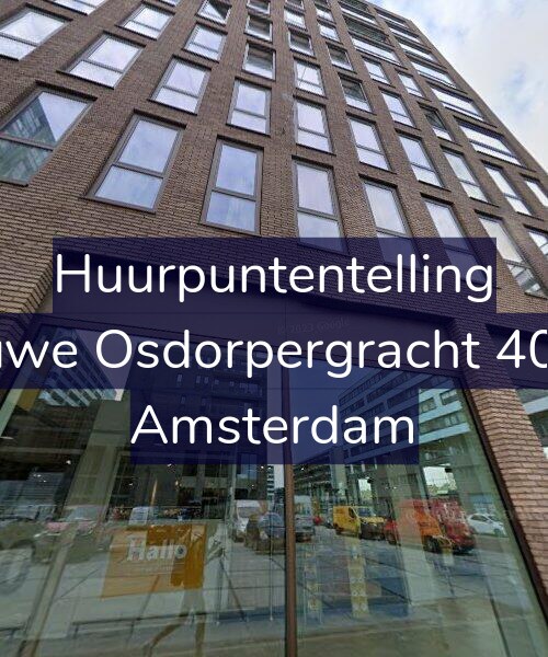 Foto gevel Huurpuntentelling voor Nieuwe Osdorpergracht 406-N, Amsterdam
