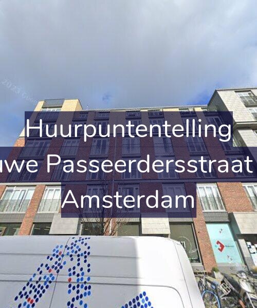 Foto gevel Huurpuntentelling voor Nieuwe Passeerdersstraat 186, Amsterdam